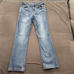 Duluth Ballroom Double Flex Jeans Mens 33x33 Stretch Denim Straight Leg Pants